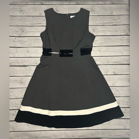 Calvin Klein Gray Dress - Picture 1 of 2